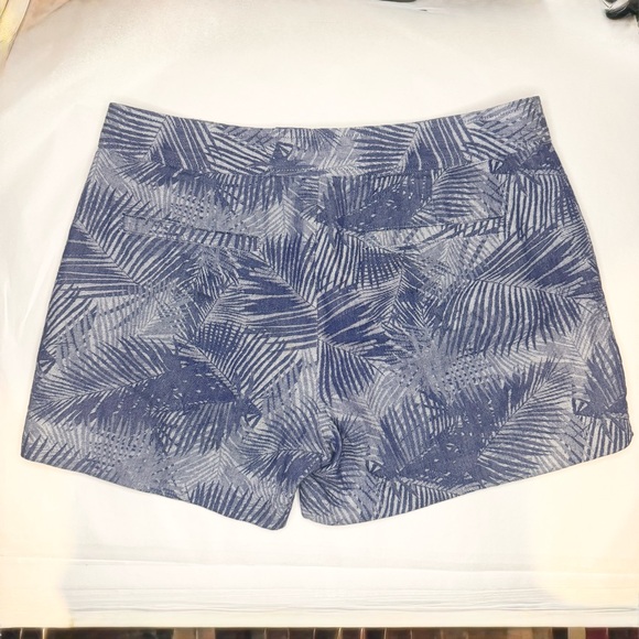 Cartonnier for Anthropologie Blue Palm Print Shorts – Size 4 - Picture 3 of 8